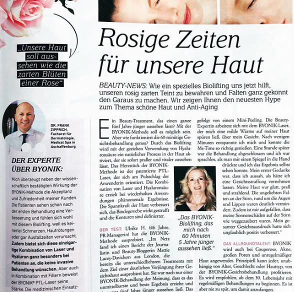 Rosige Zeiten Dr. Zipprich Aschaffenburg